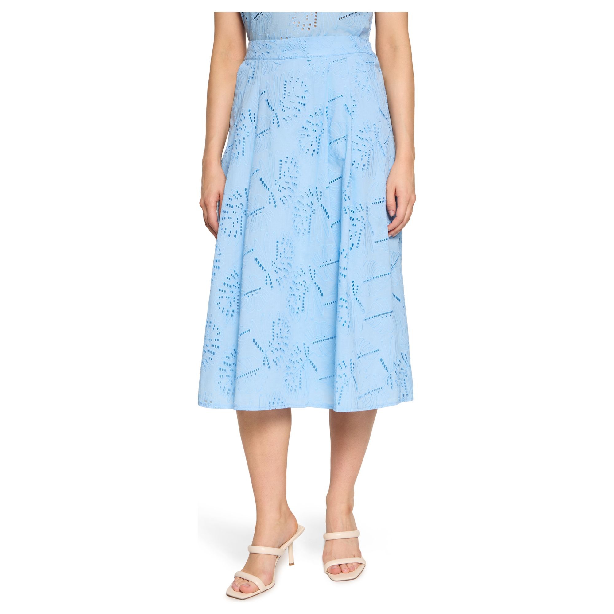 BETTY & CO Midi sijonas moterims, Mėlyna, Midi skirt 9048/3356 3