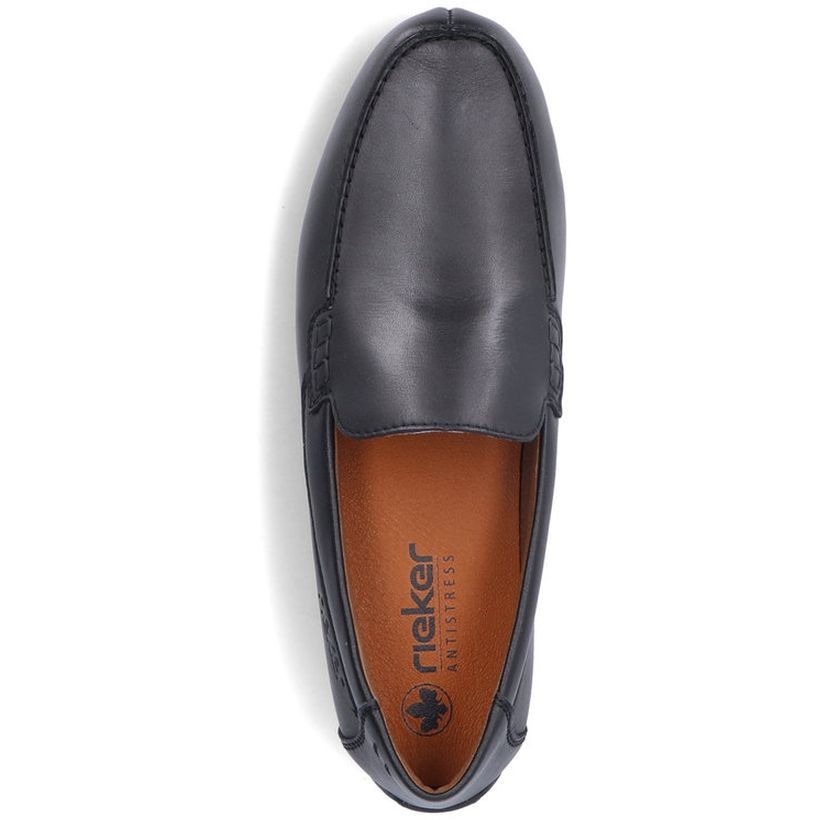 RIEKER Mokasinai vyrams, Juoda, MOCASINS 11