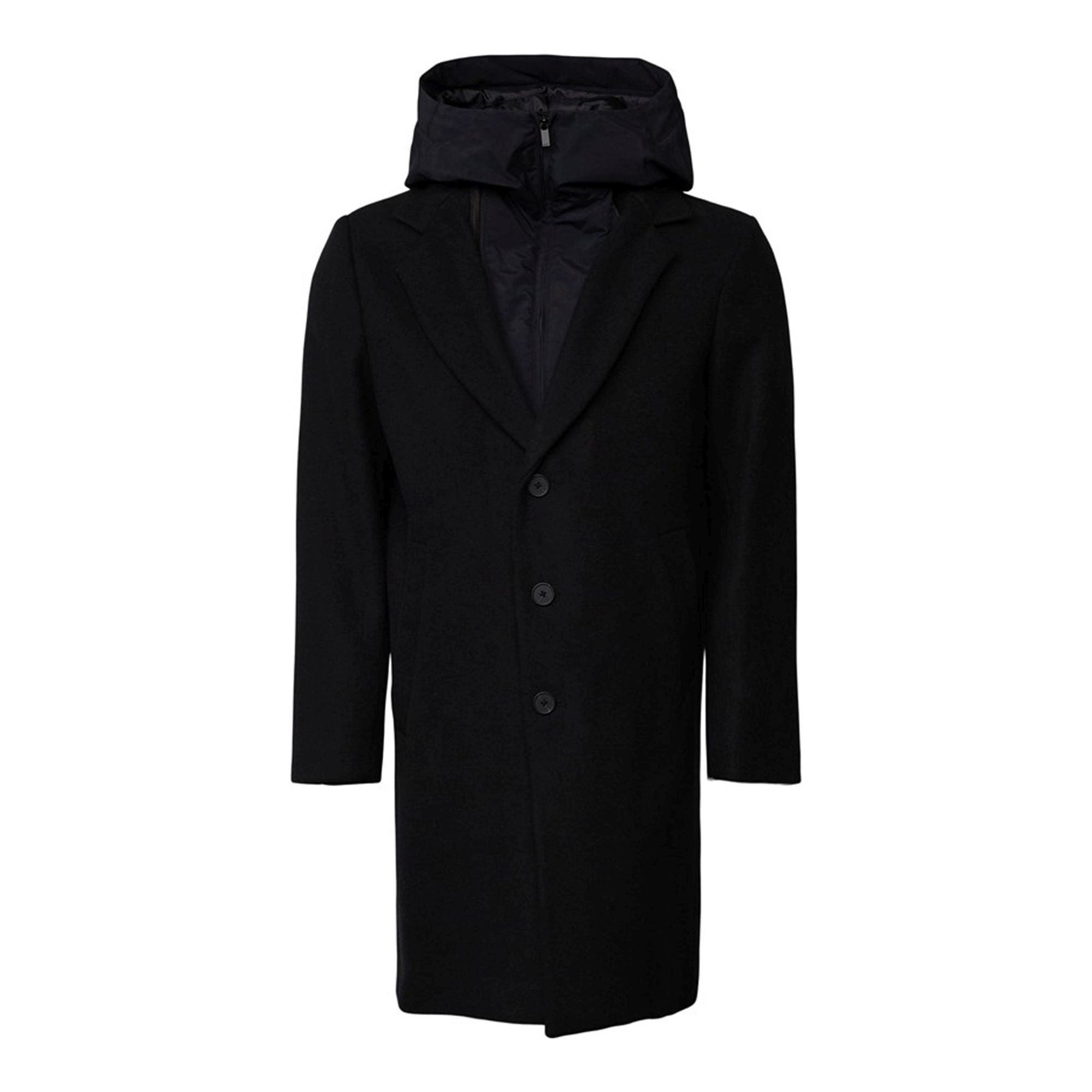ESPRIT Vyriškas paltas, Must, Collection 1
