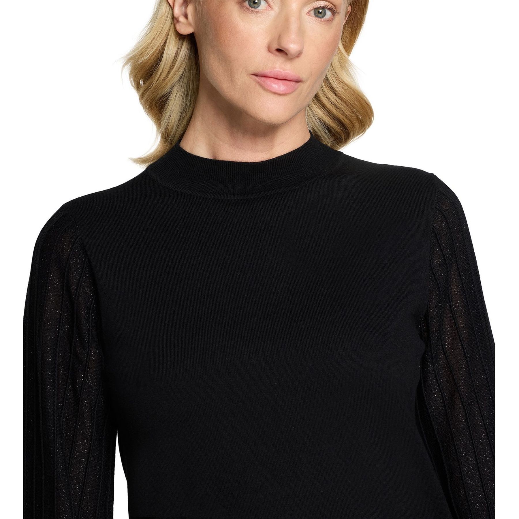 BETTY & CO Megzta suknelė moterims, Juoda, Short Knit Dress 6