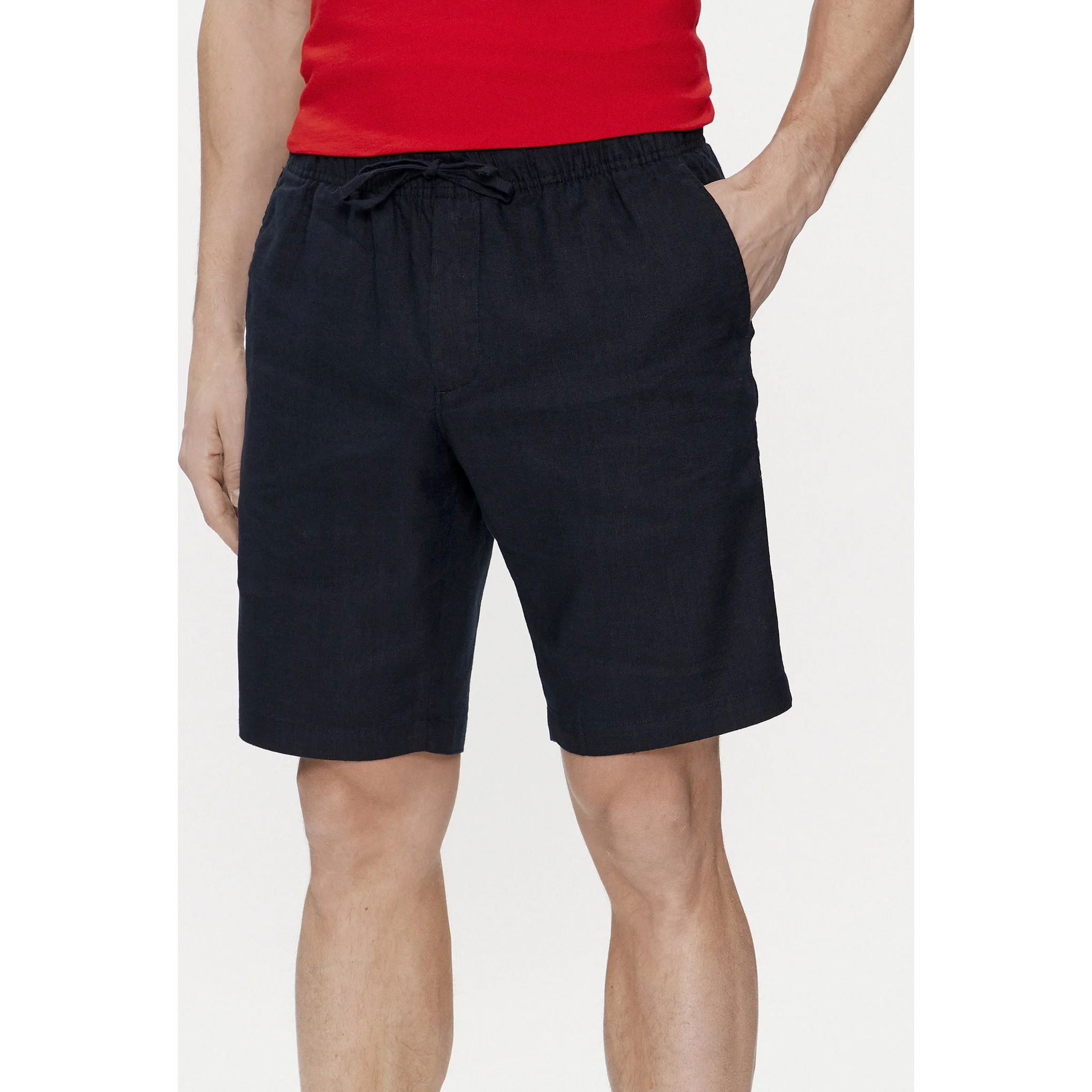 TOMMY HILFIGER Šortai vyrams, Mėlyna, Harlem po drws linen 2