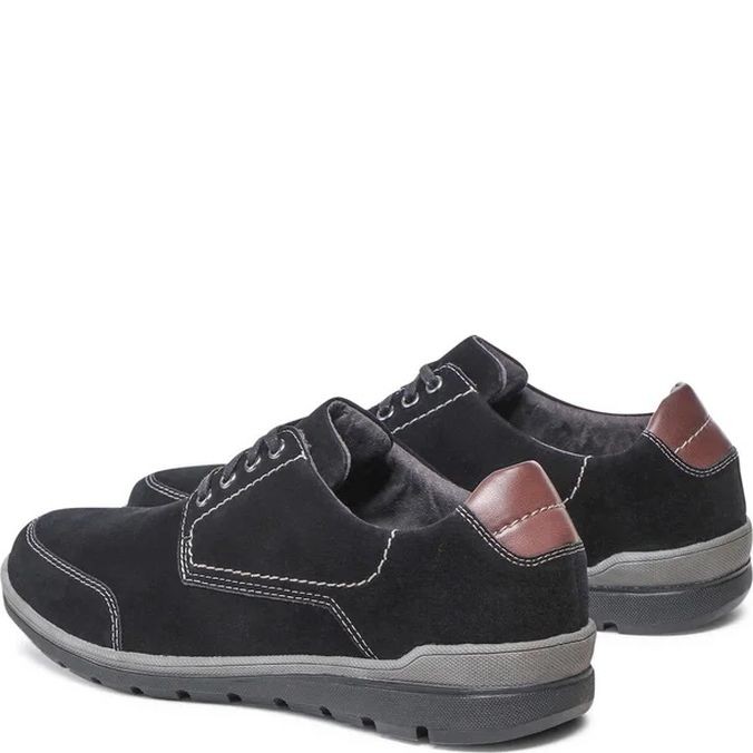 LANETTI Bateliai - vyrams, Juoda, SHOES 3