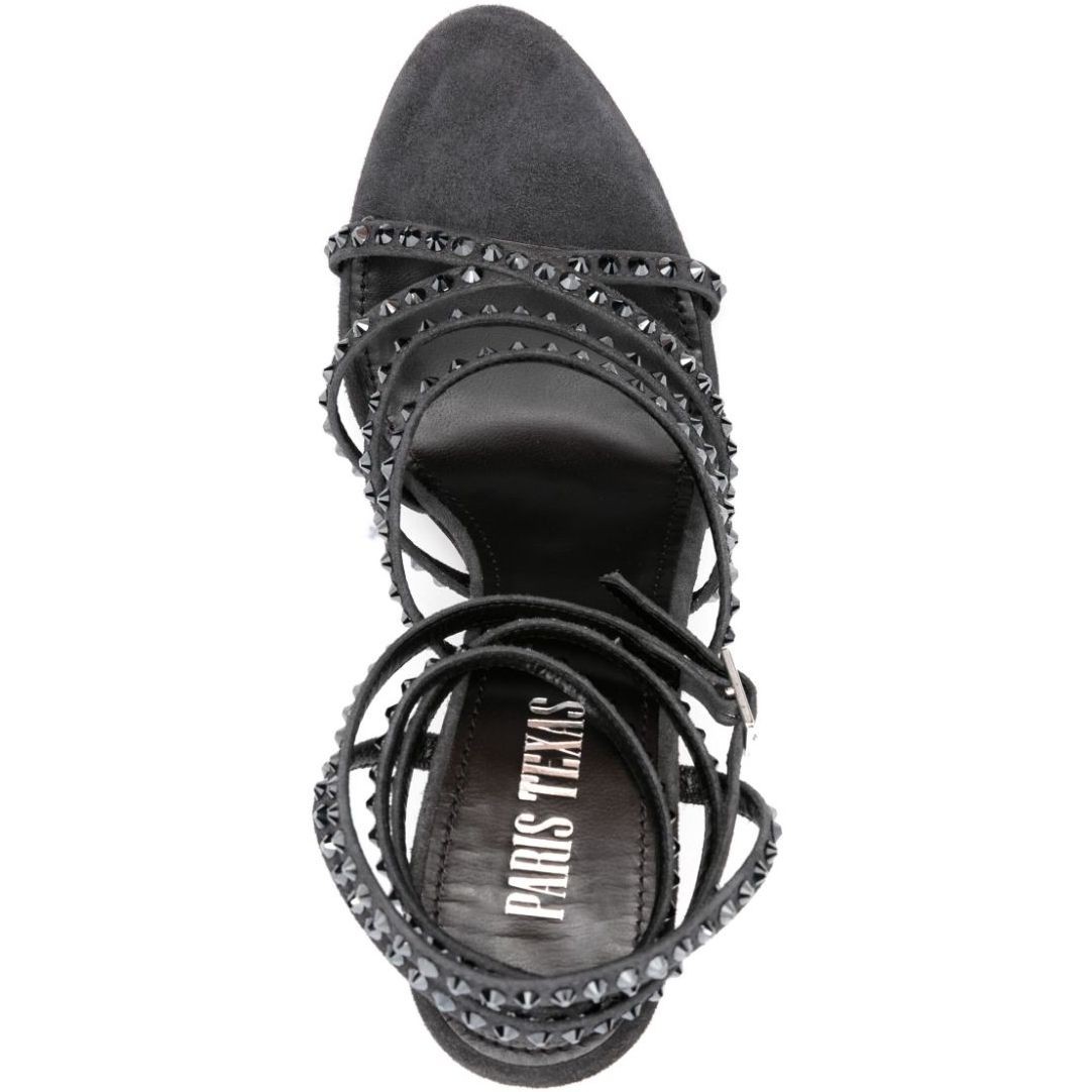 PARIS TEXAS Aukštakulniai moterims, Juoda, Holly maeva sandal 4
