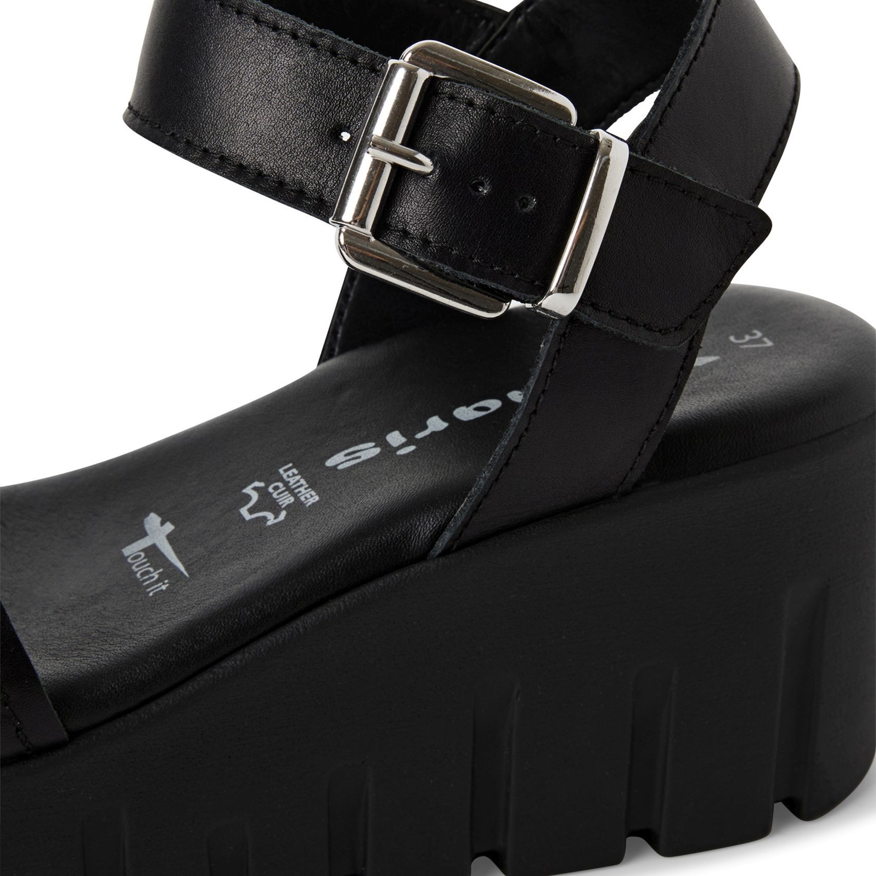 TAMARIS Basutės moterims, Juoda, Sandals, WOR28712-42-003 6