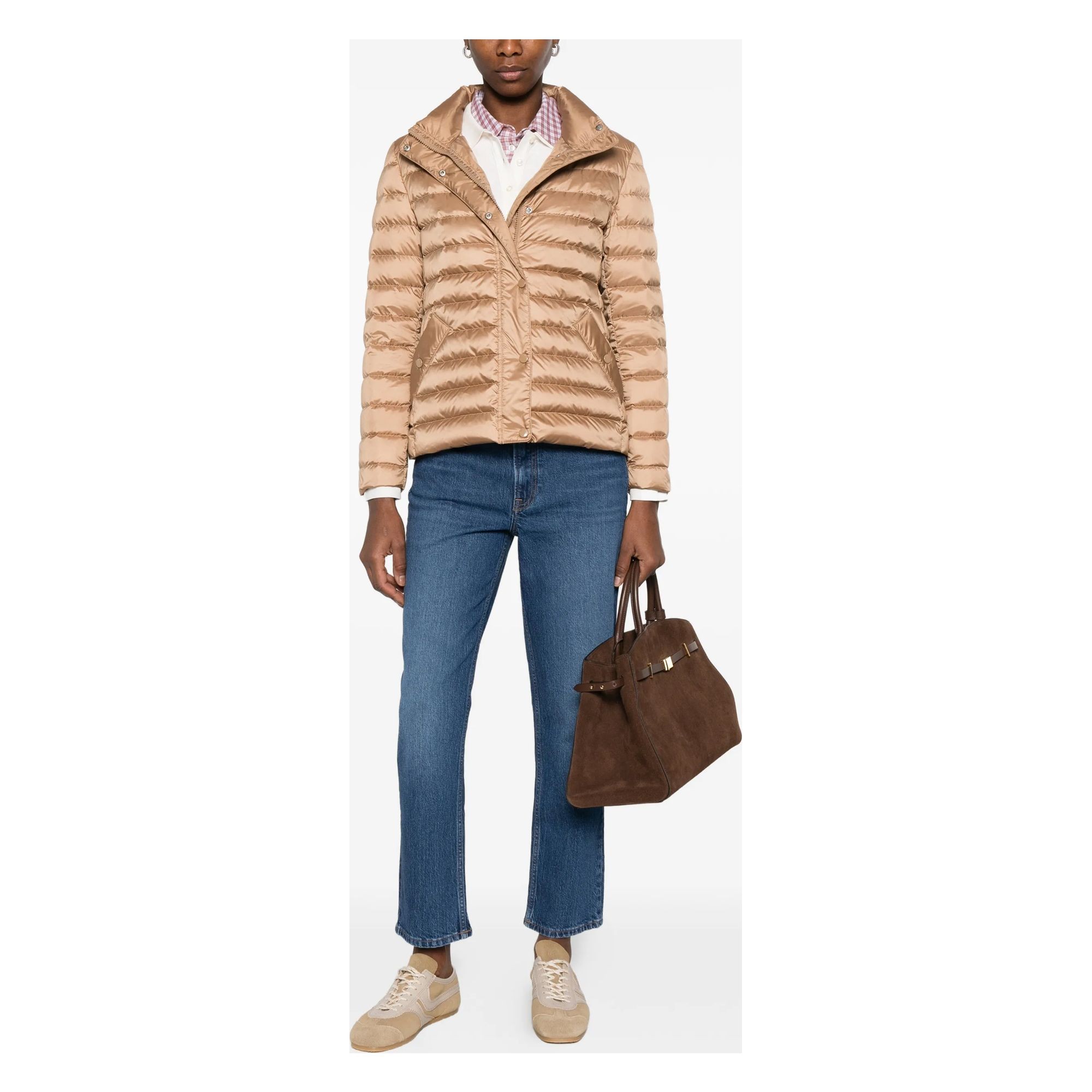 GANT Striukė moterims, Chaki, LIGHT DOWN JACKET 2