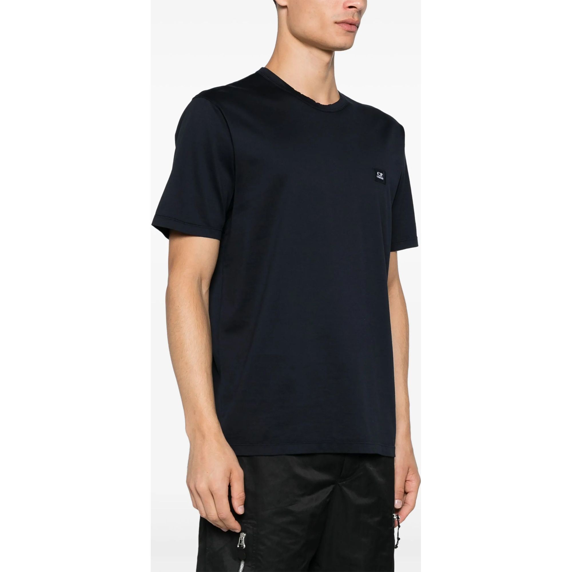 C.P. COMPANY Marškinėliai trump. rankovėmis vyrams, Mėlyna, Jersey t-shirts 3