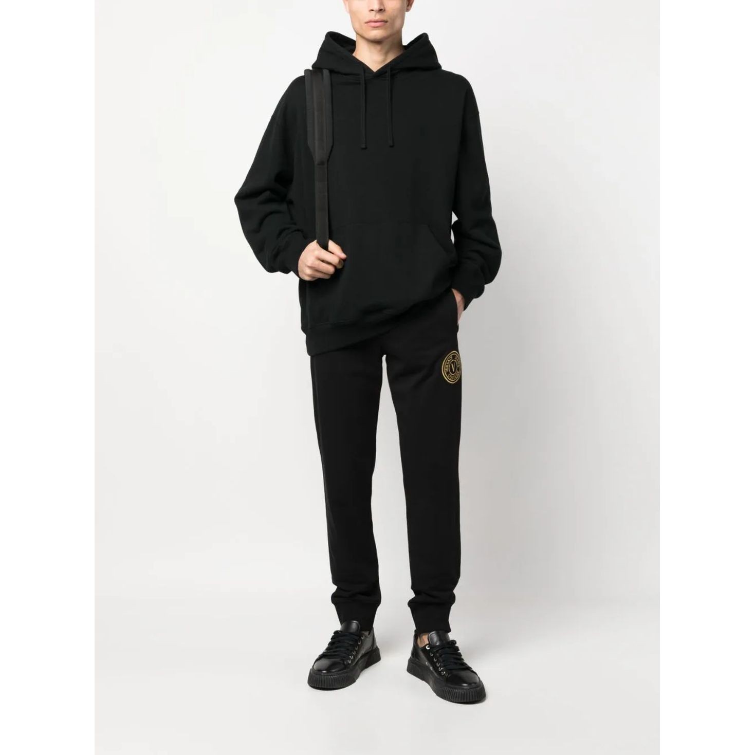 VERSACE JEANS CUTURE Sportinės kelnės vyrams, Juoda, Jogger pants 2