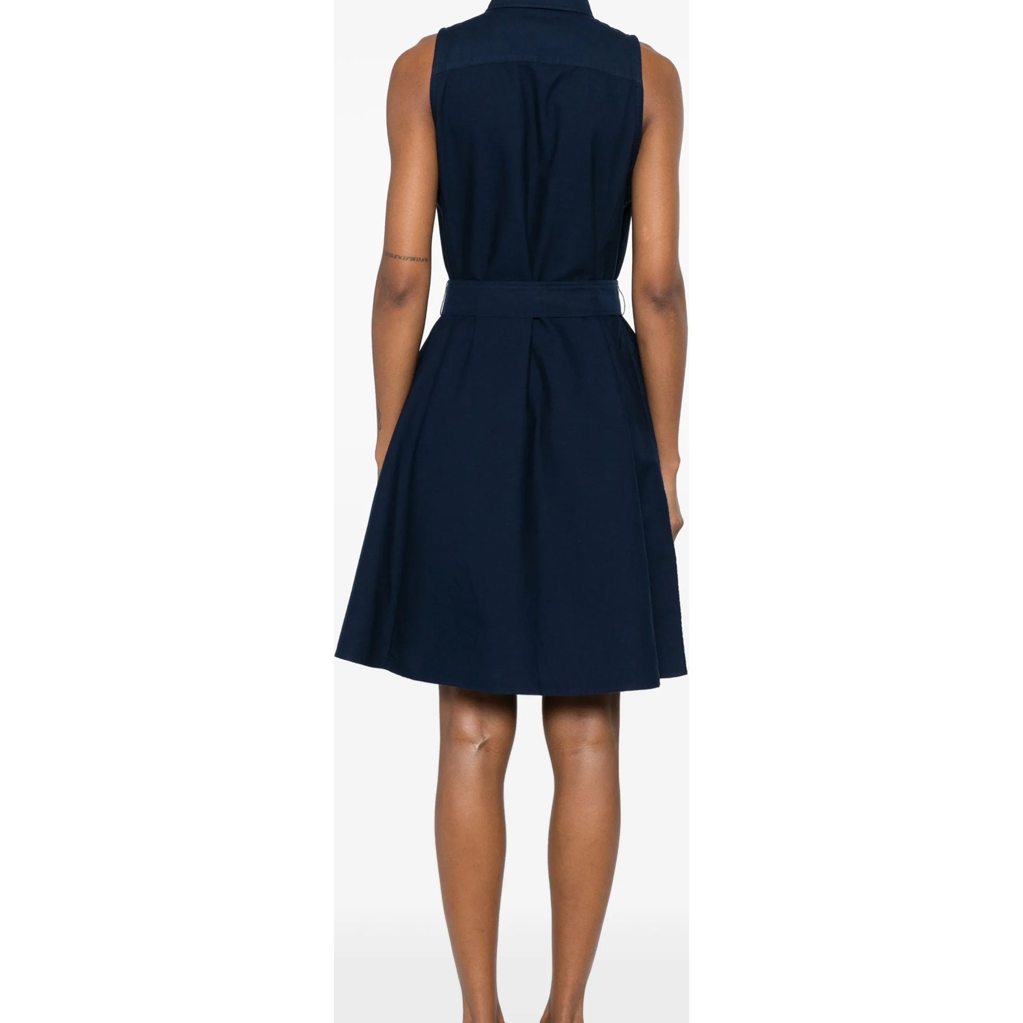 POLO RALPH LAUREN Mini suknelė moterims, Mėlyna, Woven-shirt dress-dresses 4