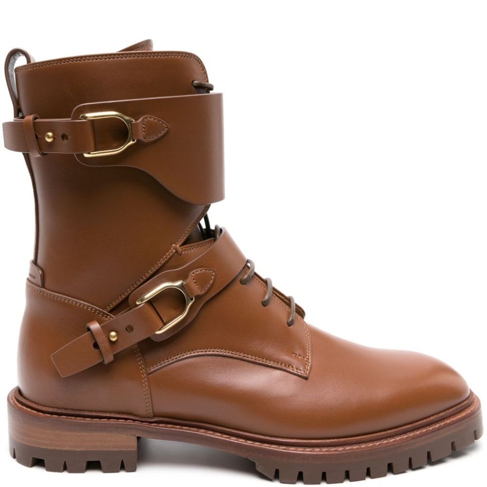 RALPH LAUREN Aulinukai moterims, Ruda, Marlie bootie 1