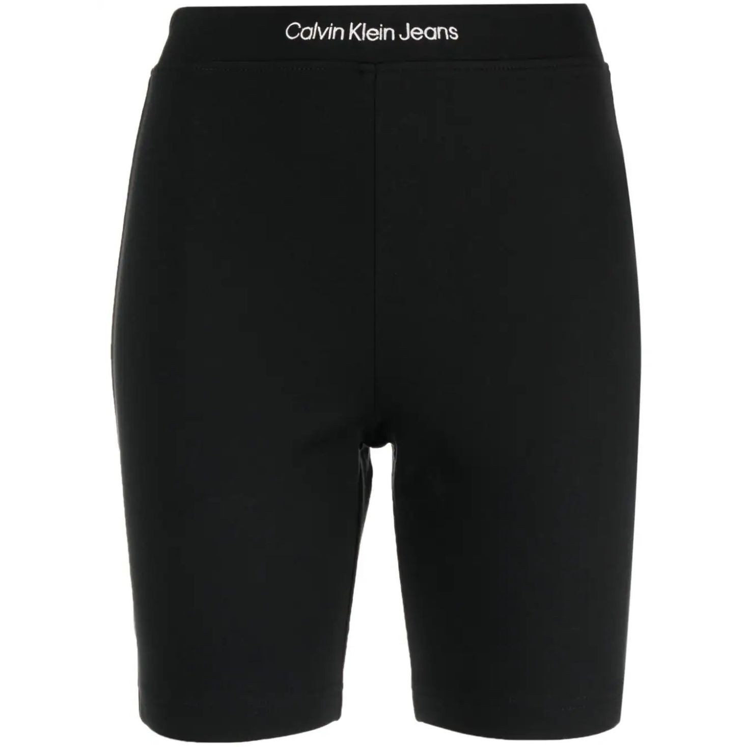 CALVIN KLEIN JEANS Šortai moterims, Juoda, Institutional cycling short 1