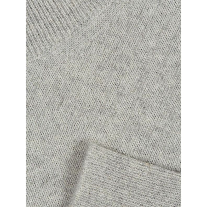 GANT Midi suknelė moterims, Pilka, SUPERFINE LAMBSWOOL DRESS 4