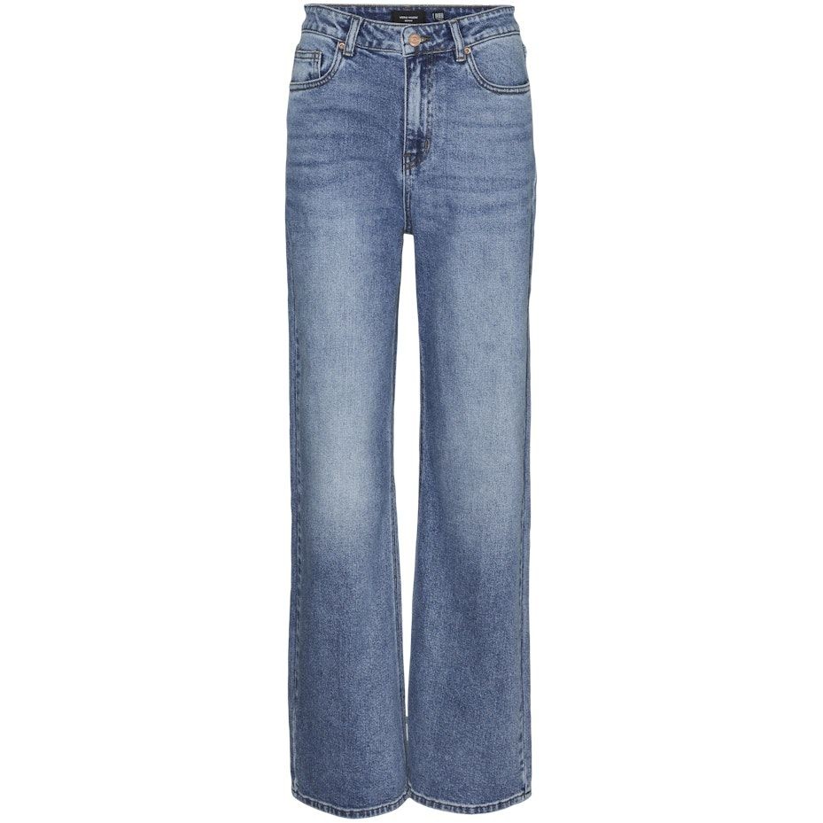 VERO MODA Platūs džinsai moterims, Mėlyna, Vmtessa wide leg 1