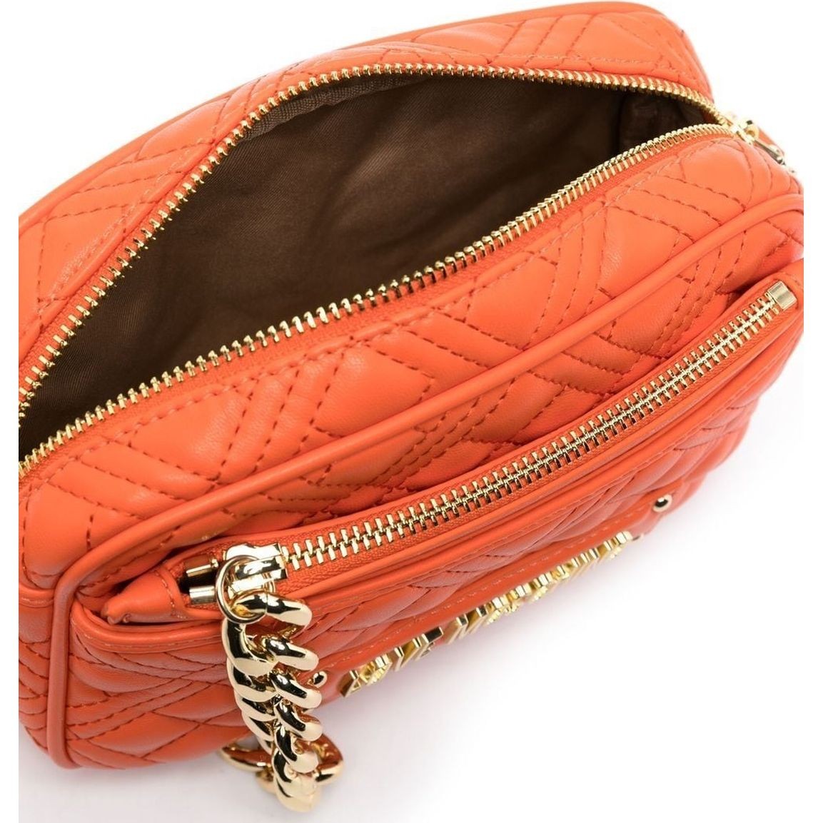 LOVE MOSCHINO Rankinė per petį moterims, Oranžinė, Crossbody 4