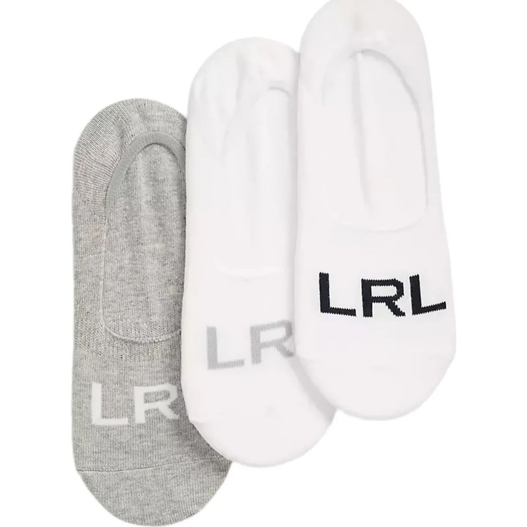 LAUREN RALPH LAUREN Kojinės moterims, Balta, Lrl liner 3p-ped-3 pack 1