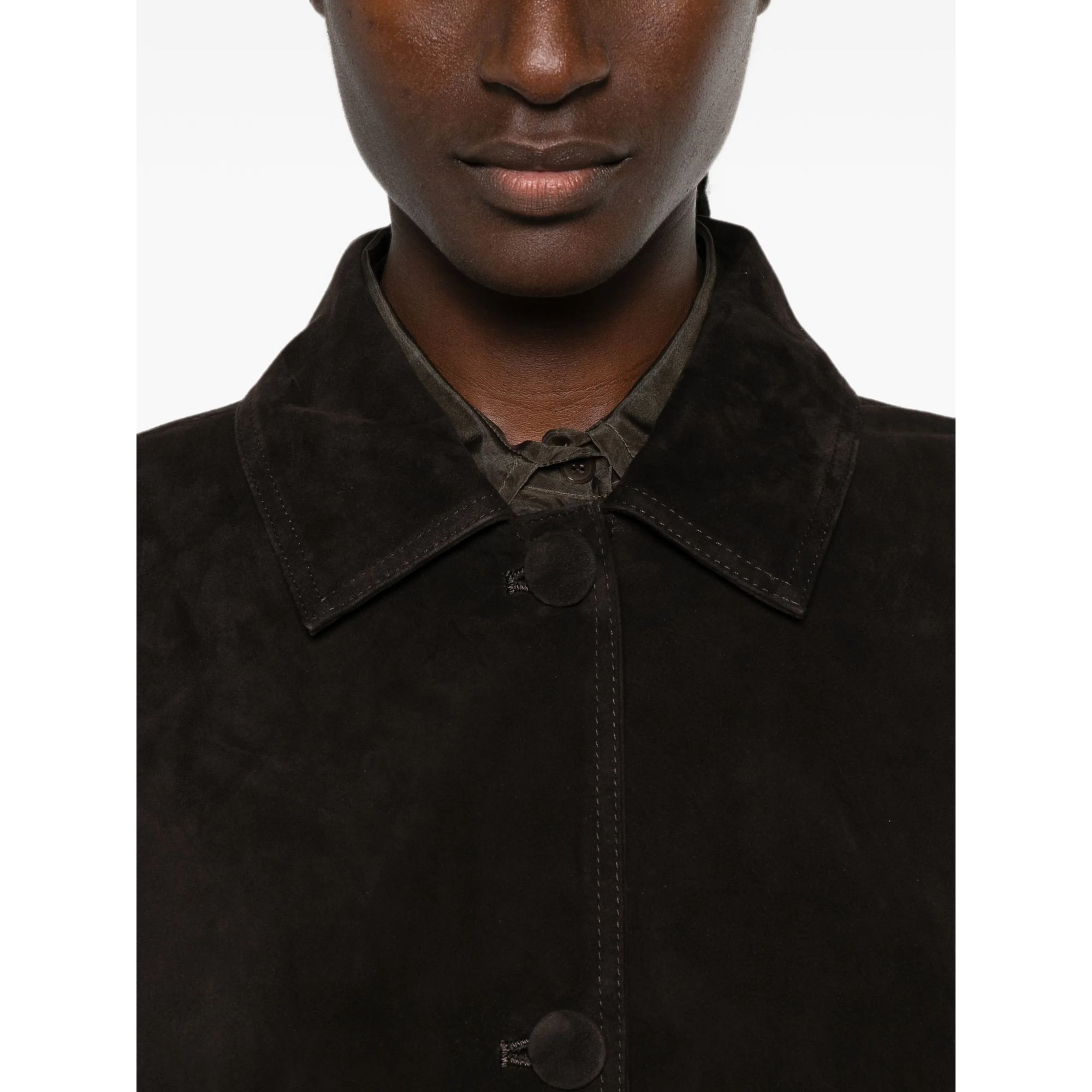 ADRIANNA FERETTI Odinė striukė moterims, Ruda, Leather jacket 5