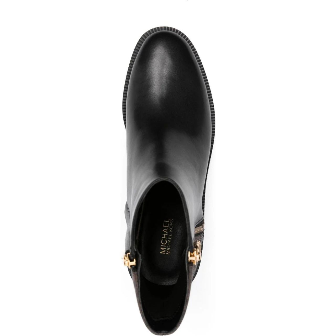 MICHAEL KORS Aulinukai moterims, Juoda, Regan flat bootie 4