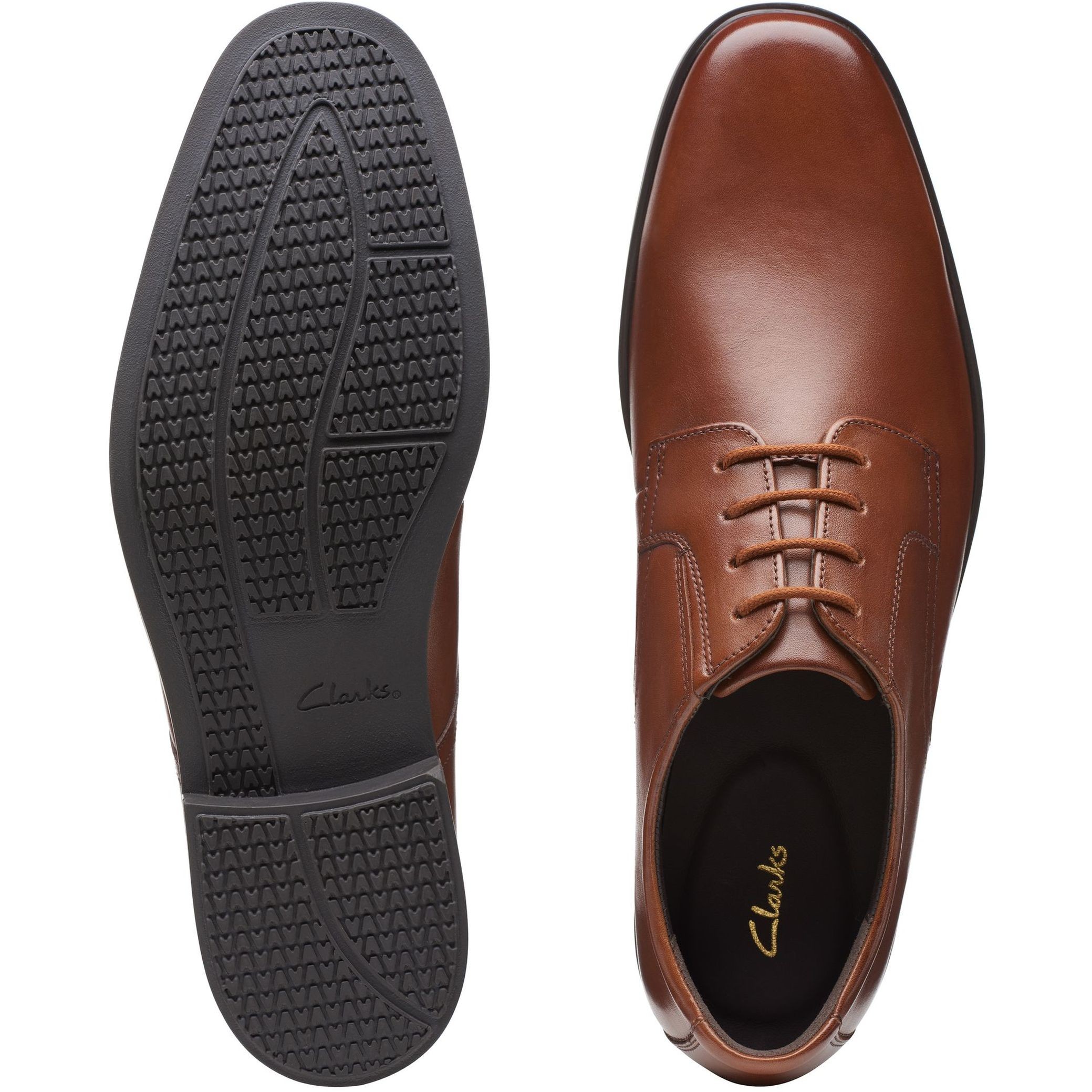 CLARKS Klasikiniai batai vyrams, Ruda, Howard Walk Formal 7