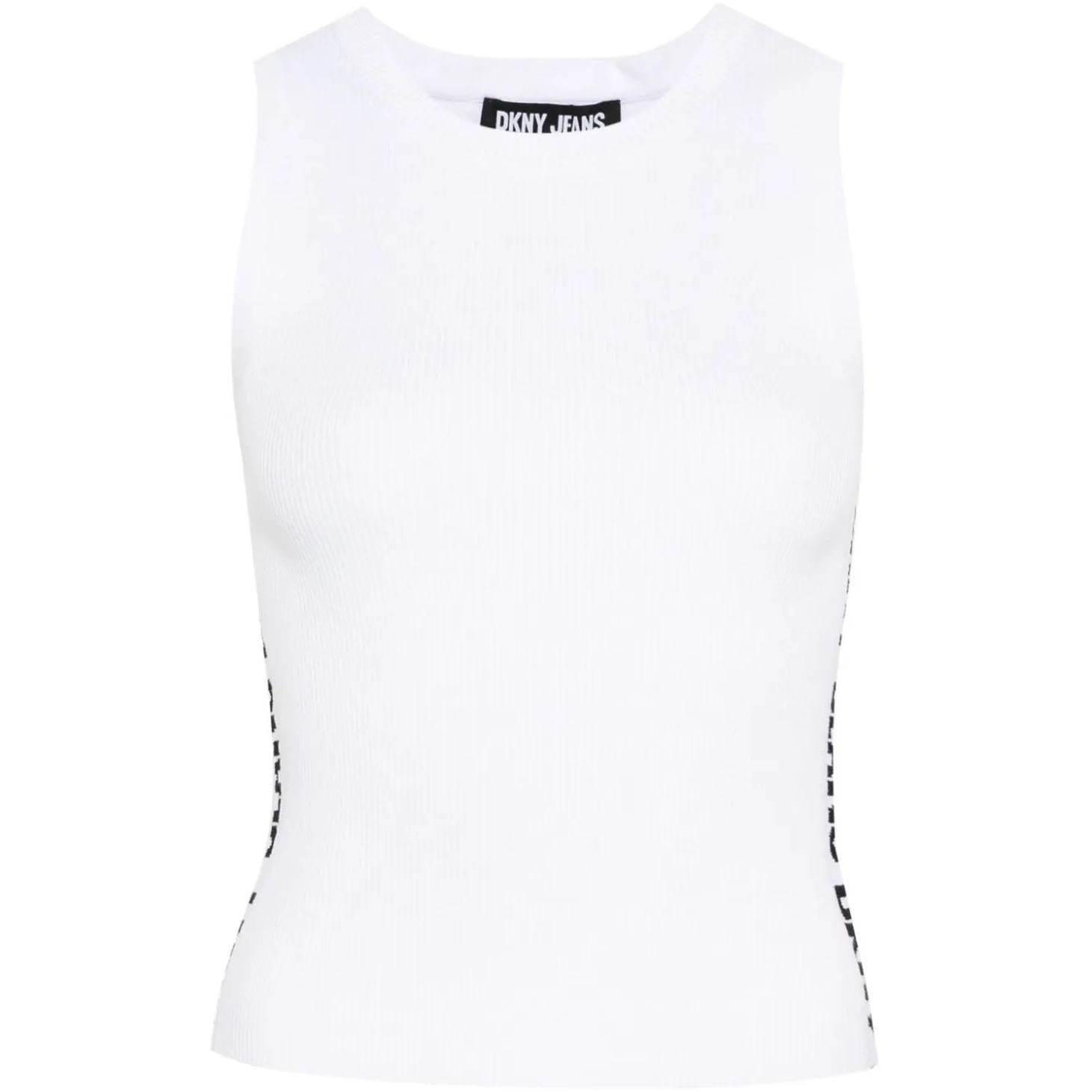 DKNY Marškiniai be rankovių moterims, Balta, Side logo tank 1
