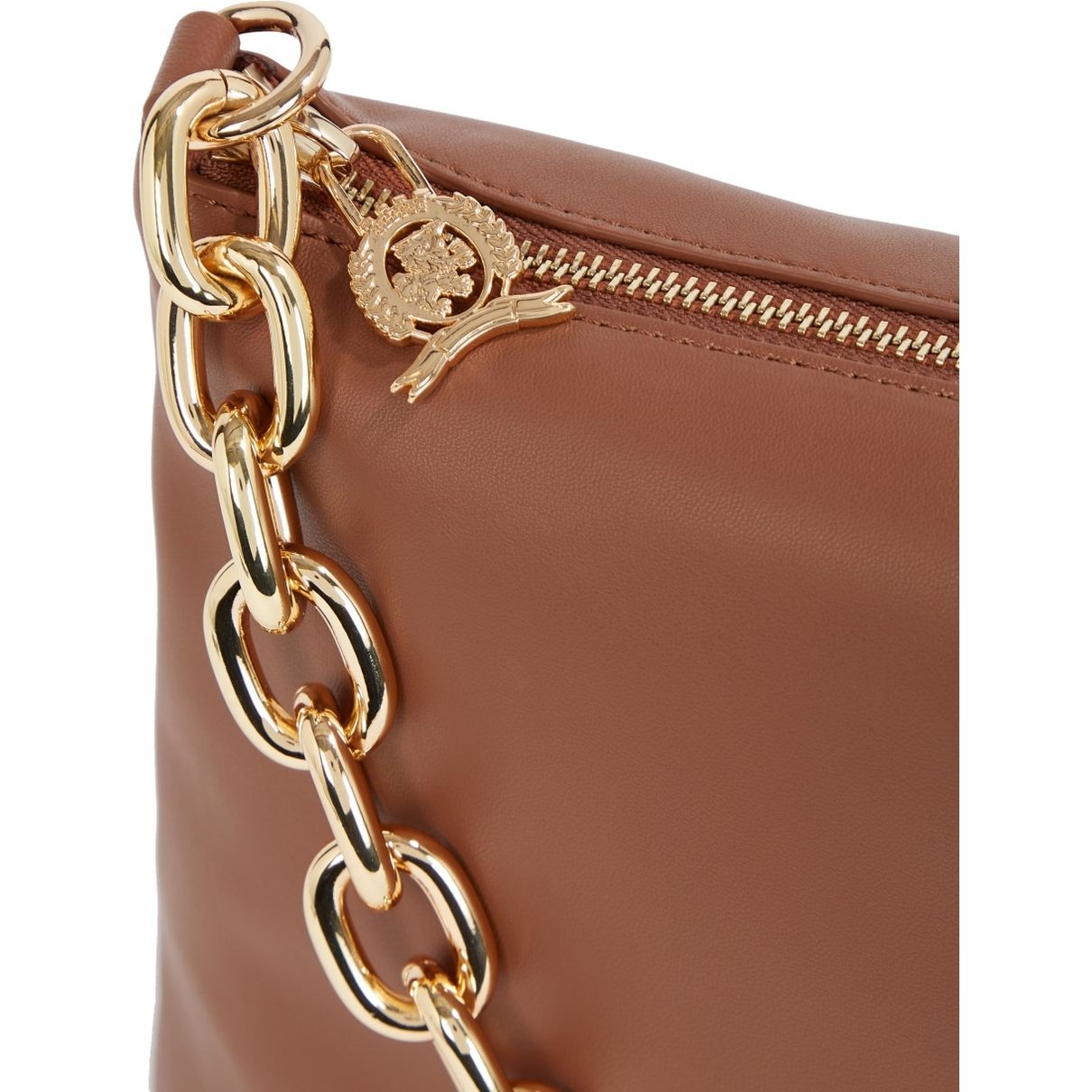 TOMMY HILFIGER Rankinė per petį moterims, Ruda, Casual chic shoulder bag 3
