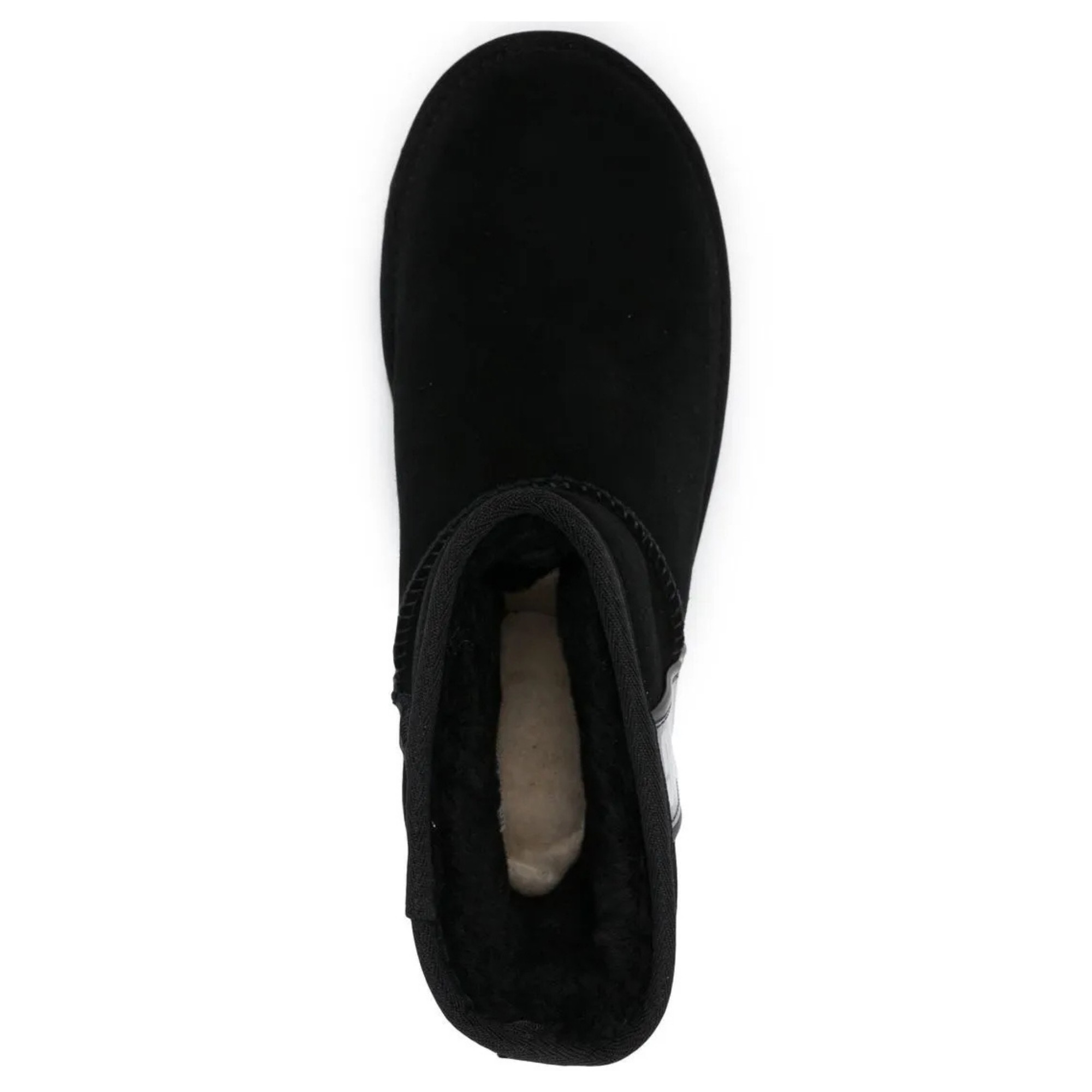 UGG Aulinukai moterims, Juoda, Classic Mini Side Logo BOOTIES 4