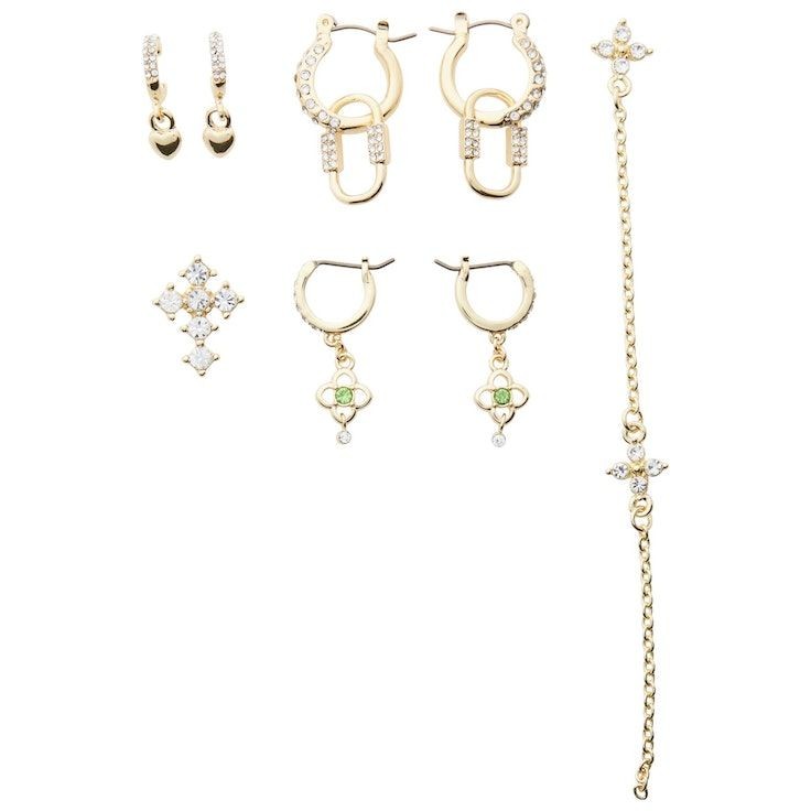 PIECES Auskarai moterims, Auksinė, PCJUSTA O EARRING PA