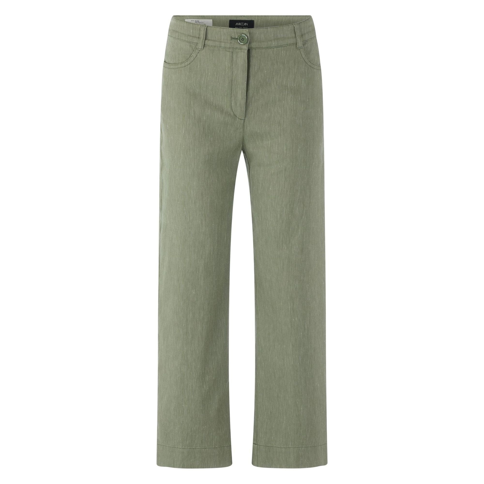 MARC CAIN Kelnės moterims, Žalia, Pants 1
