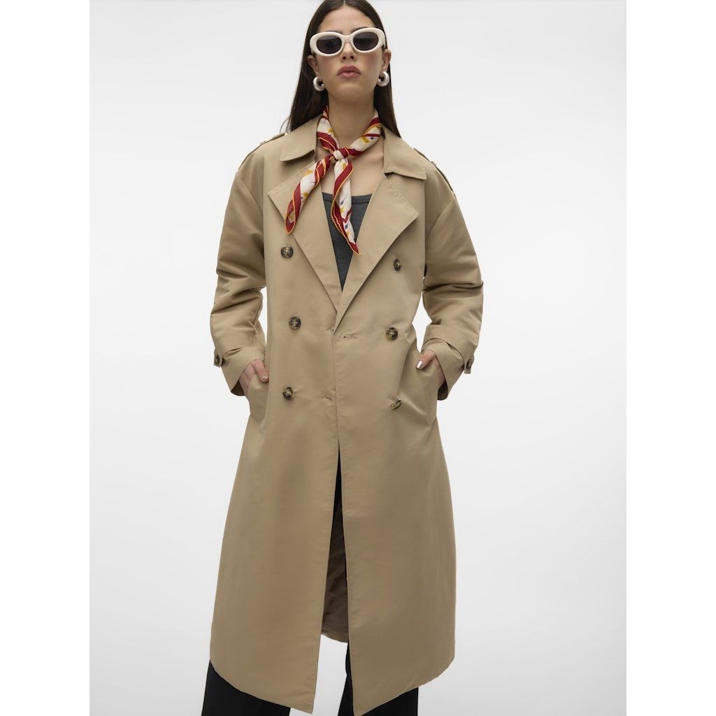 VERO MODA Lietpaltis moterims, Baige, Chloe long trenchcoat 3
