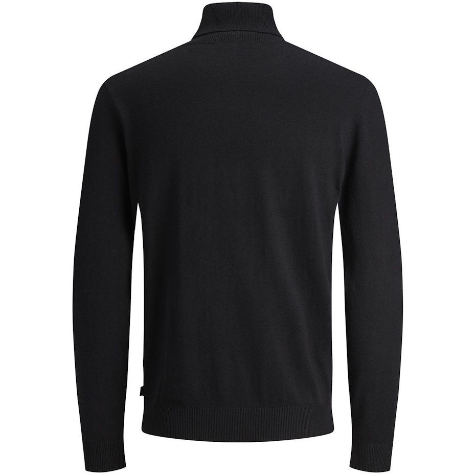 JACK & JONES Megztinis vyrams, Juoda, JJEEMIL KNIT ROLL NE 2