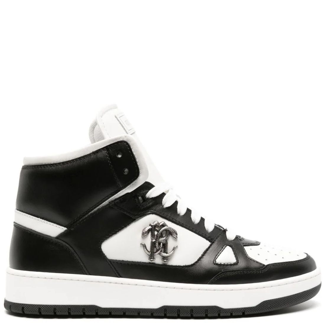 ROBERTO CAVALLI Laisvalaikio bateliai vyrams, Juoda, High sneakers 2