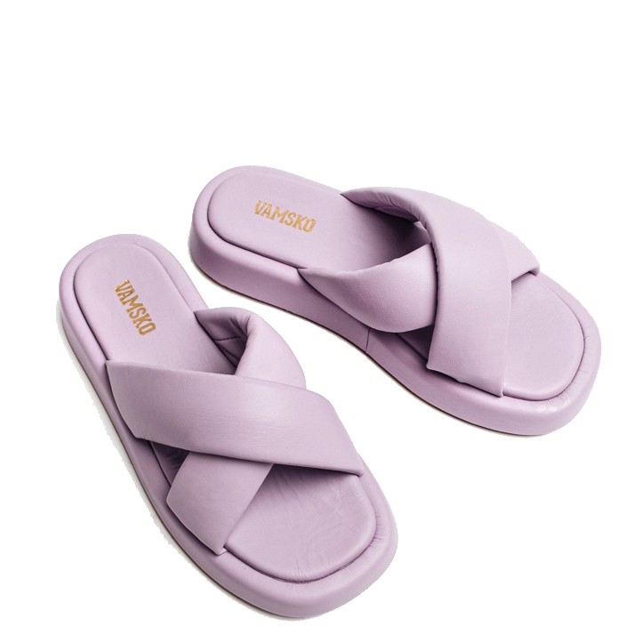 VAMSKO Šlepetės moterims, Violetinė, Pillow slippers 1