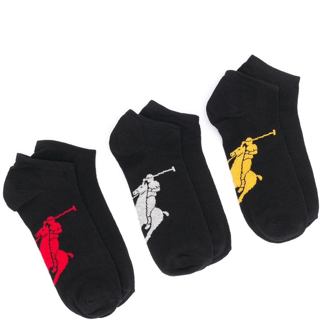 POLO RALPH LAUREN UW Kojinės vyrams, Juoda, Bpp sole 3-pack socks 1