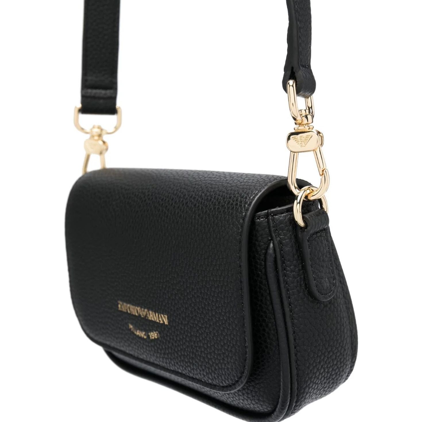 EMPORIO ARMANI Rankinė per petį moterims, Juoda, Mini bag 3
