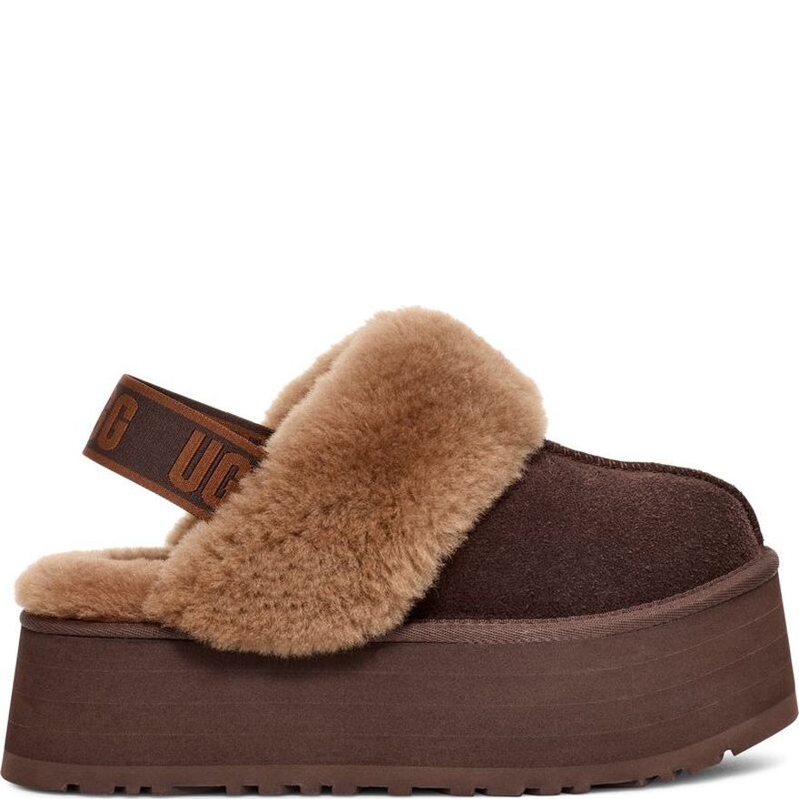 UGG Namų šlepetės moterims, Ruda, Funkette Indoor 7