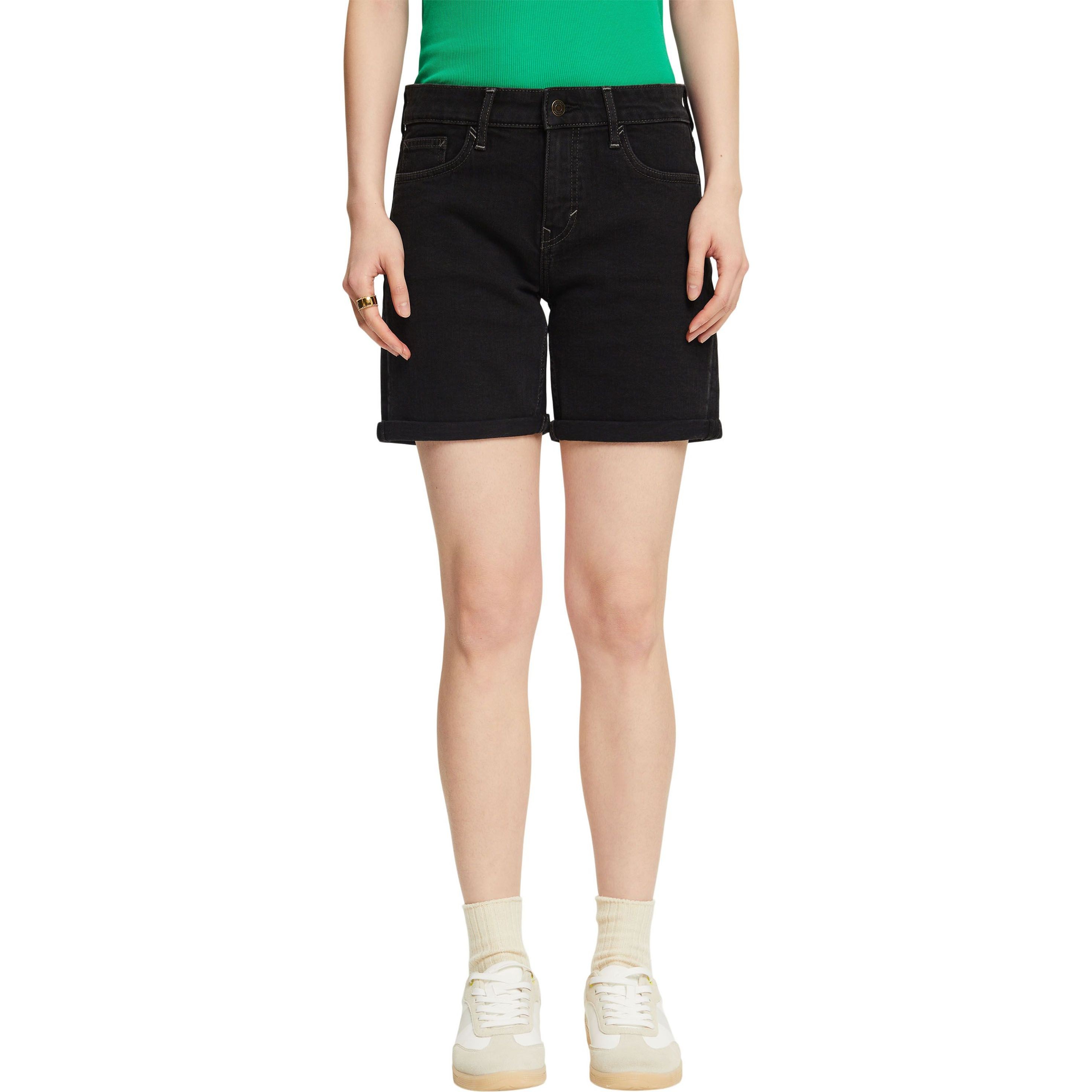 ESPRIT Šortai moterims, Juoda, rcs m reg Shorts 2