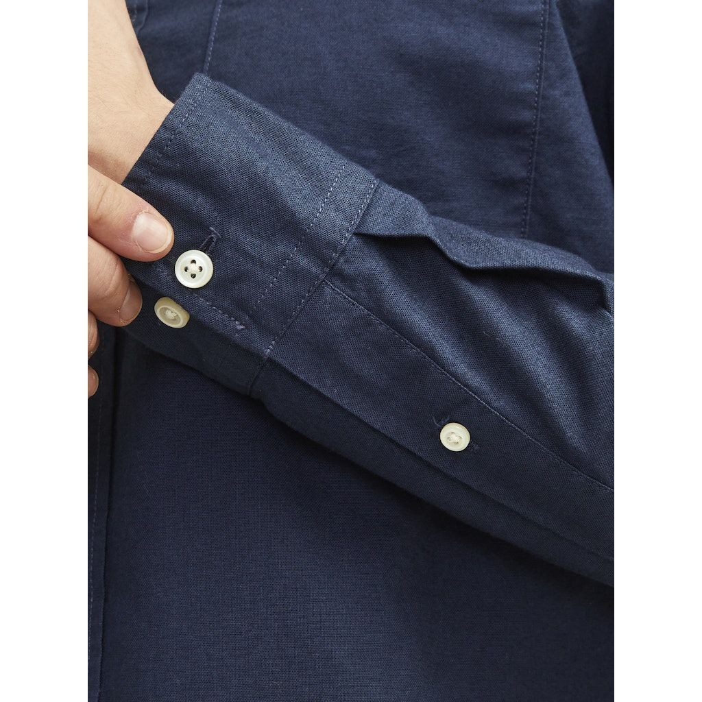 JACK & JONES Marškiniai vyrams, Navy, JPRBROOK OXFORD 4