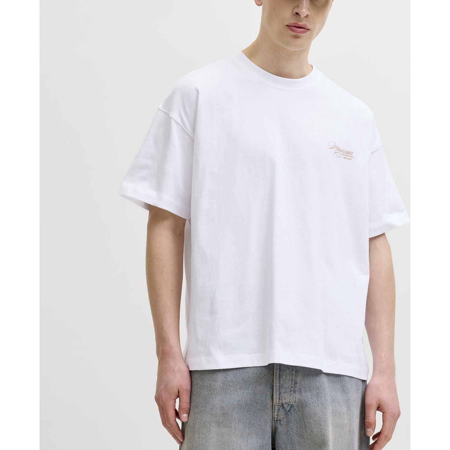 JACK & JONES Marškinėliai vyrams, Balta, Sanremo back 3