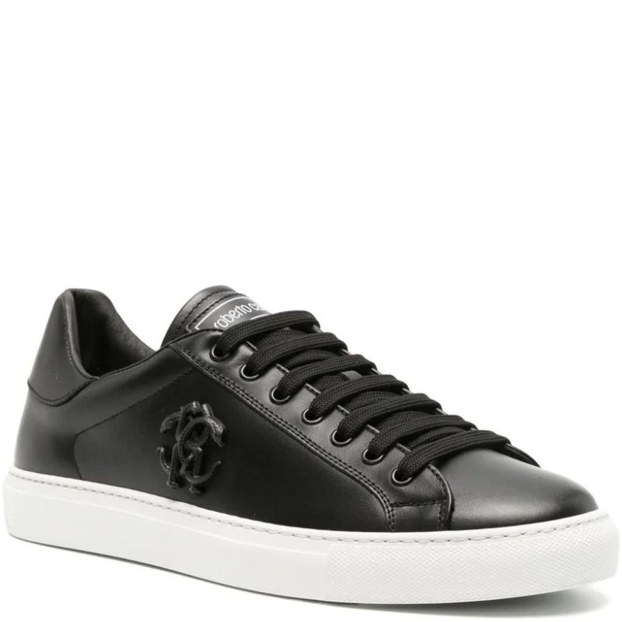 ROBERTO CAVALLI Laisvalaikio bateliai vyrams, Juoda, Sneakers 1