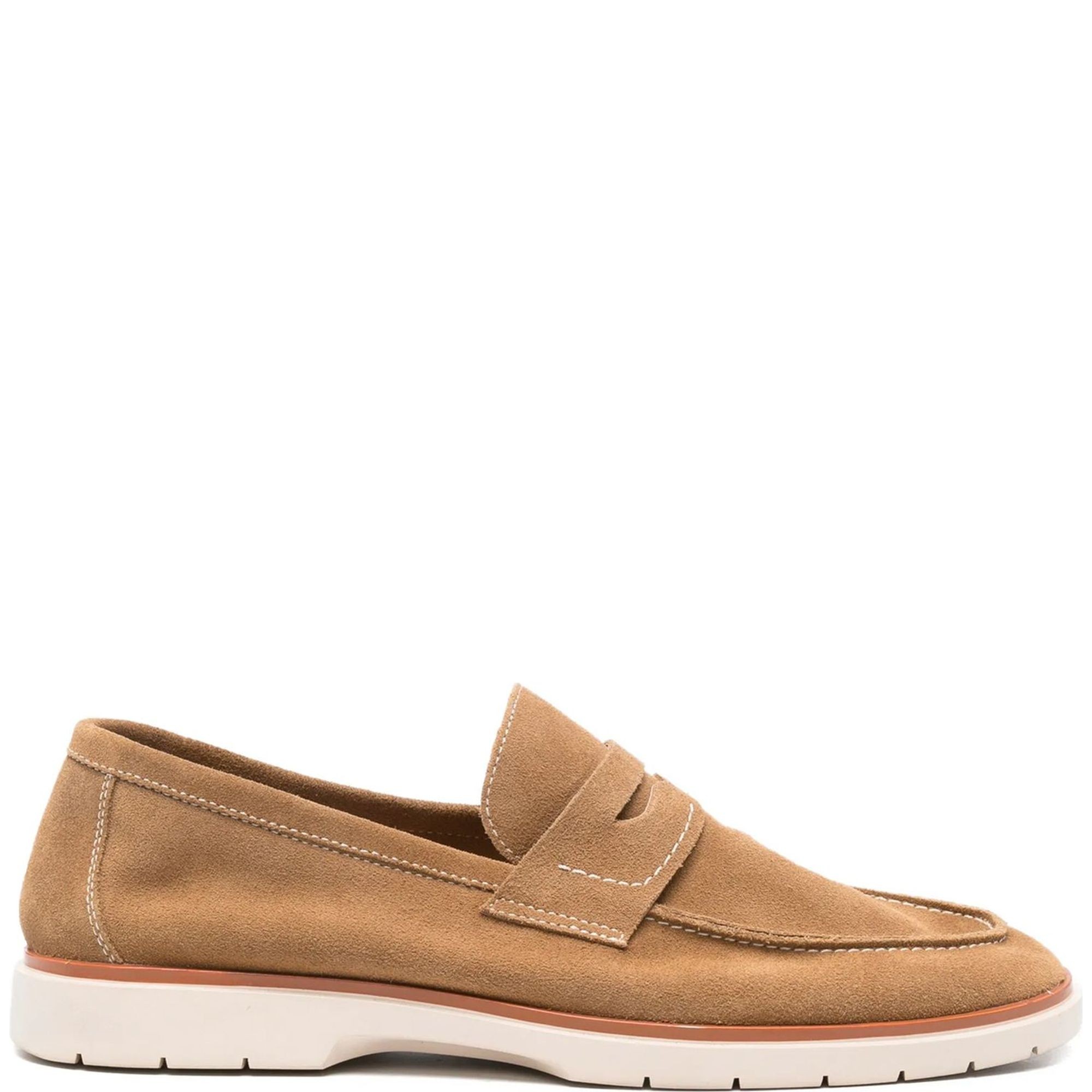 SERGIO MORETTI Loaferiai vyrams, Ruda, Loafers, 25SS 2