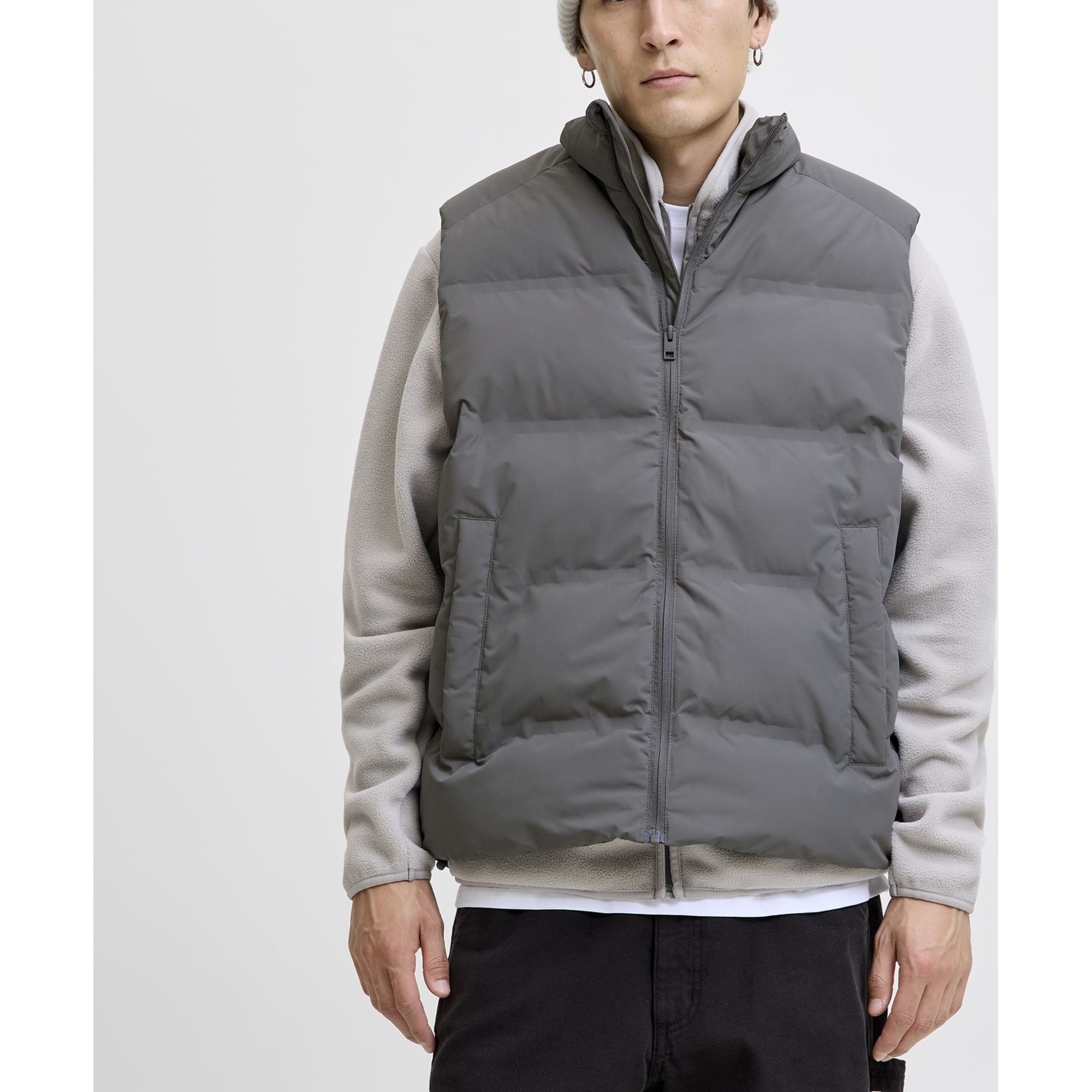 JACK & JONES Pūkinė liemenė vyrams, Pilka, Soho bodywarmer 4