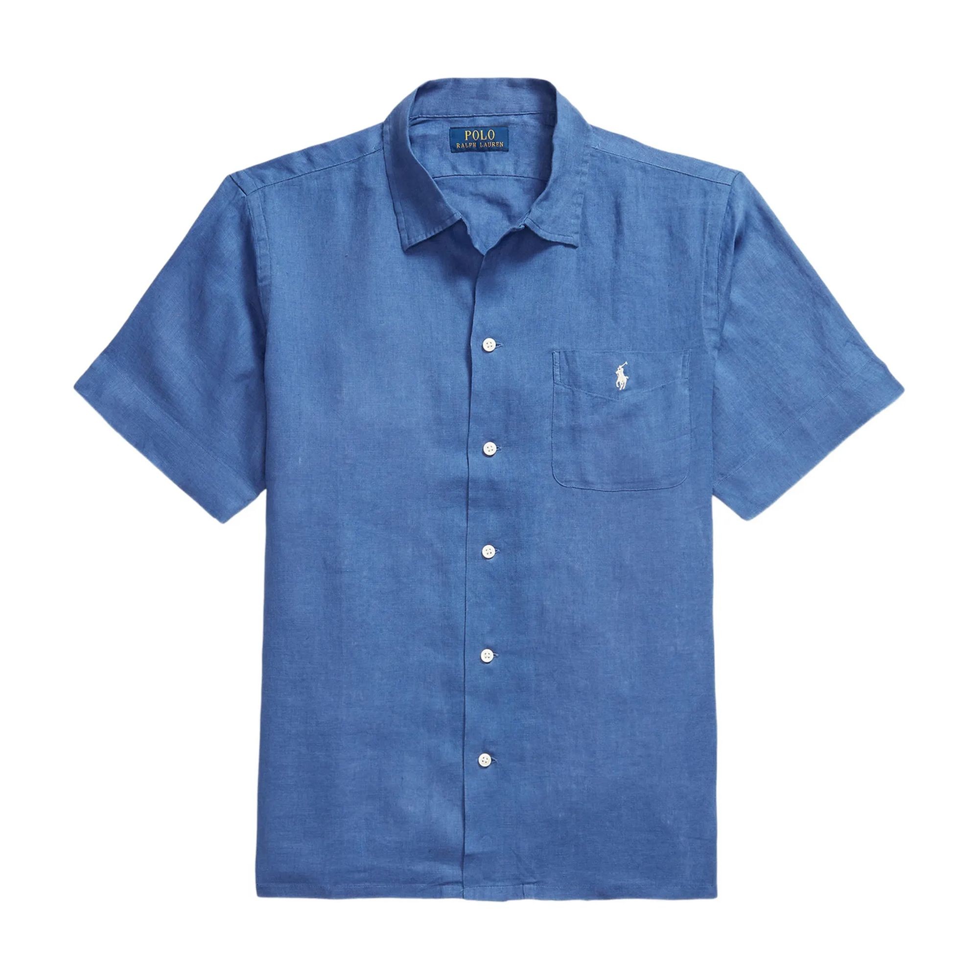 POLO RALPH LAUREN Marškiniai trump. rankovėmis vyrams, Mėlyna, Short sleeve-sport shirt 1