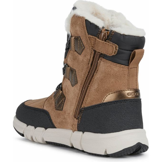 GEOX Aulinukai mergaitėms, Ruda, FLEXYPER ABX BOOTIES 4