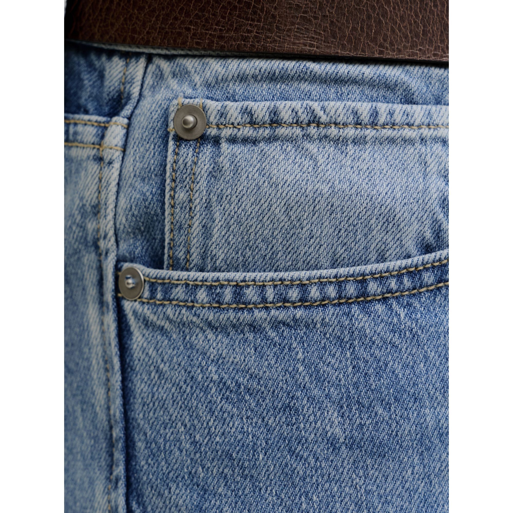 JACK & JONES Platūs džinsai vyrams, Mėlyna, Dave 4