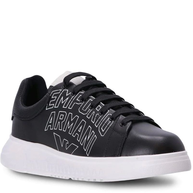 EMPORIO ARMANI Sportiniai bateliai vyrams, Juoda, Sneaker 1
