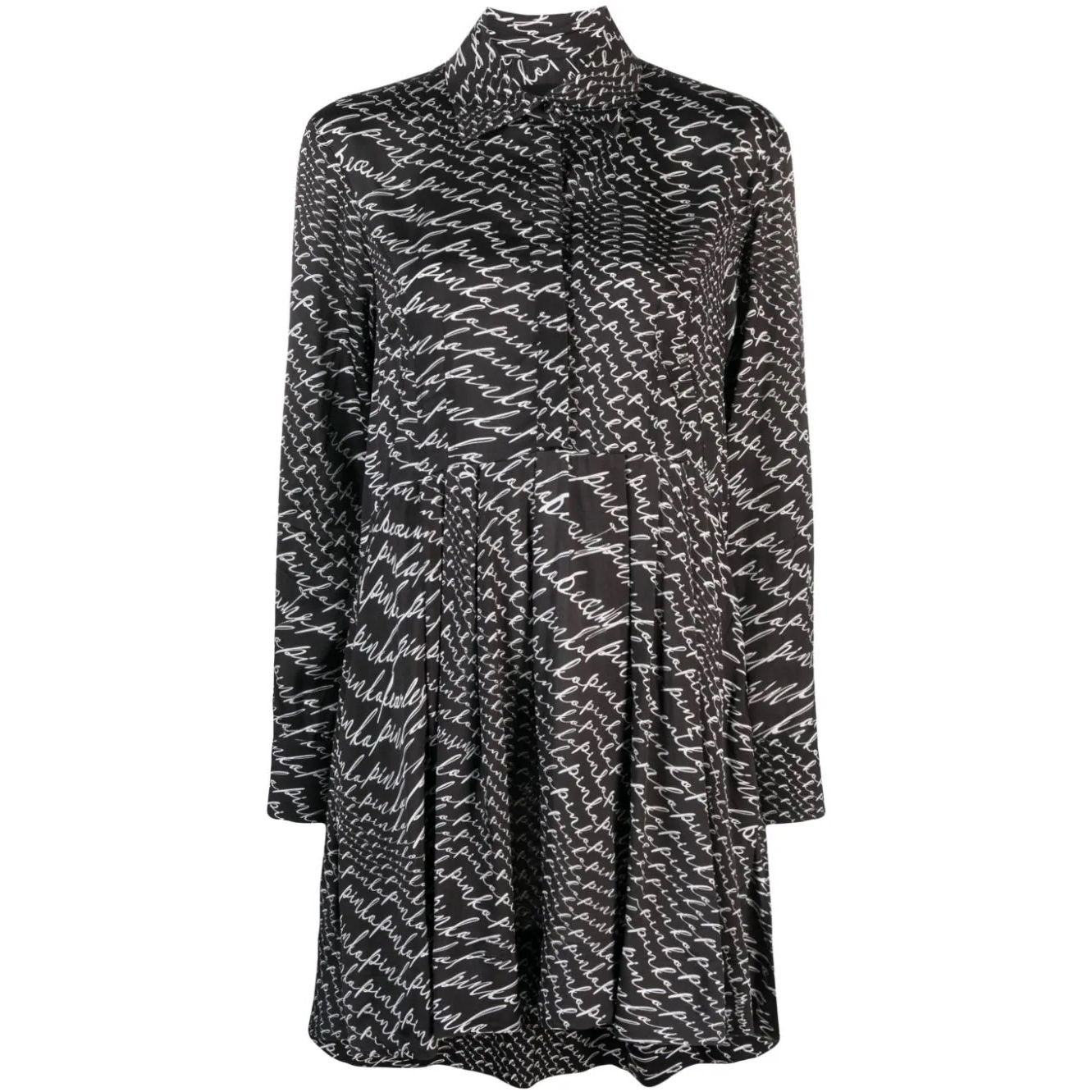 PINKO Midi suknelė moterims, Juoda, Asterix dress twill 1