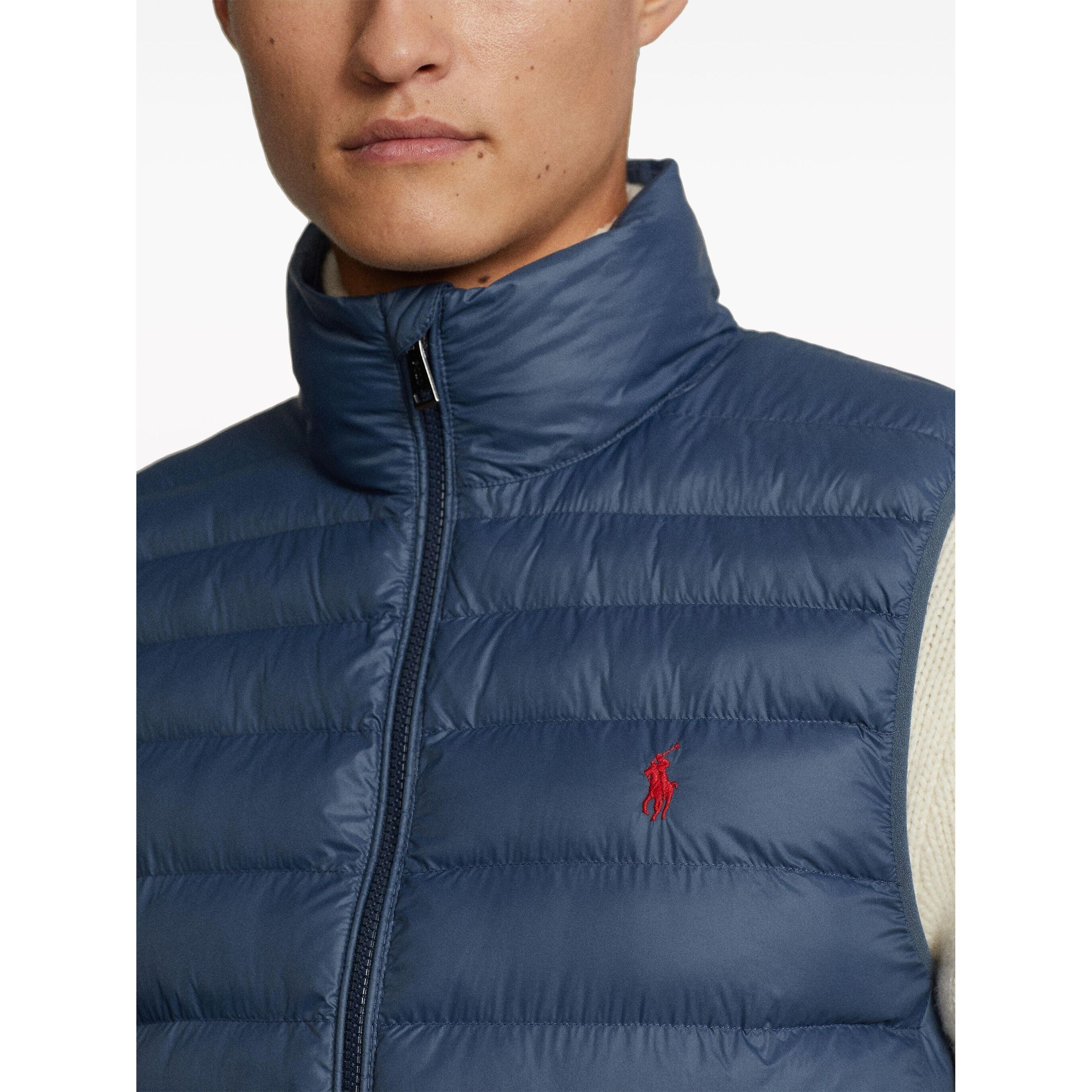 POLO RALPH LAUREN Pūkinė liemenė vyrams, Mėlyna, Recycled nylon terra vest 4
