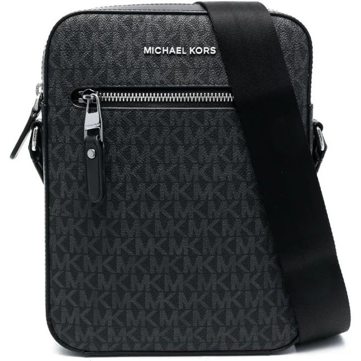 MICHAEL KORS Rankinė per petį vyrams, Juoda, Flight bag 1