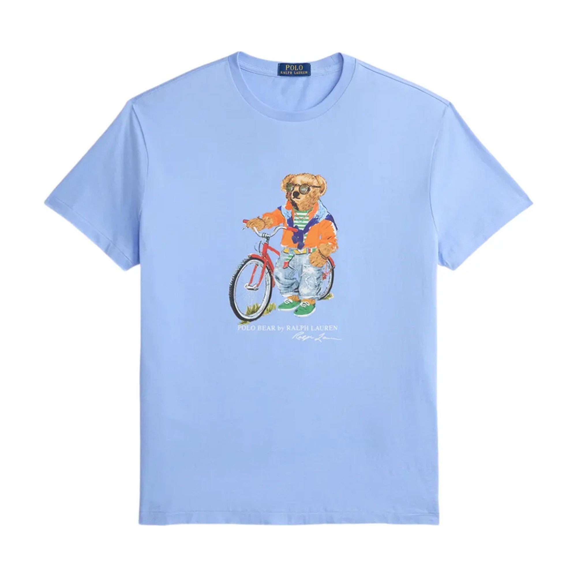 POLO RALPH LAUREN Marškinėliai trump. rankovėmis vyrams, Mėlyna, Knit-t-shirt 1