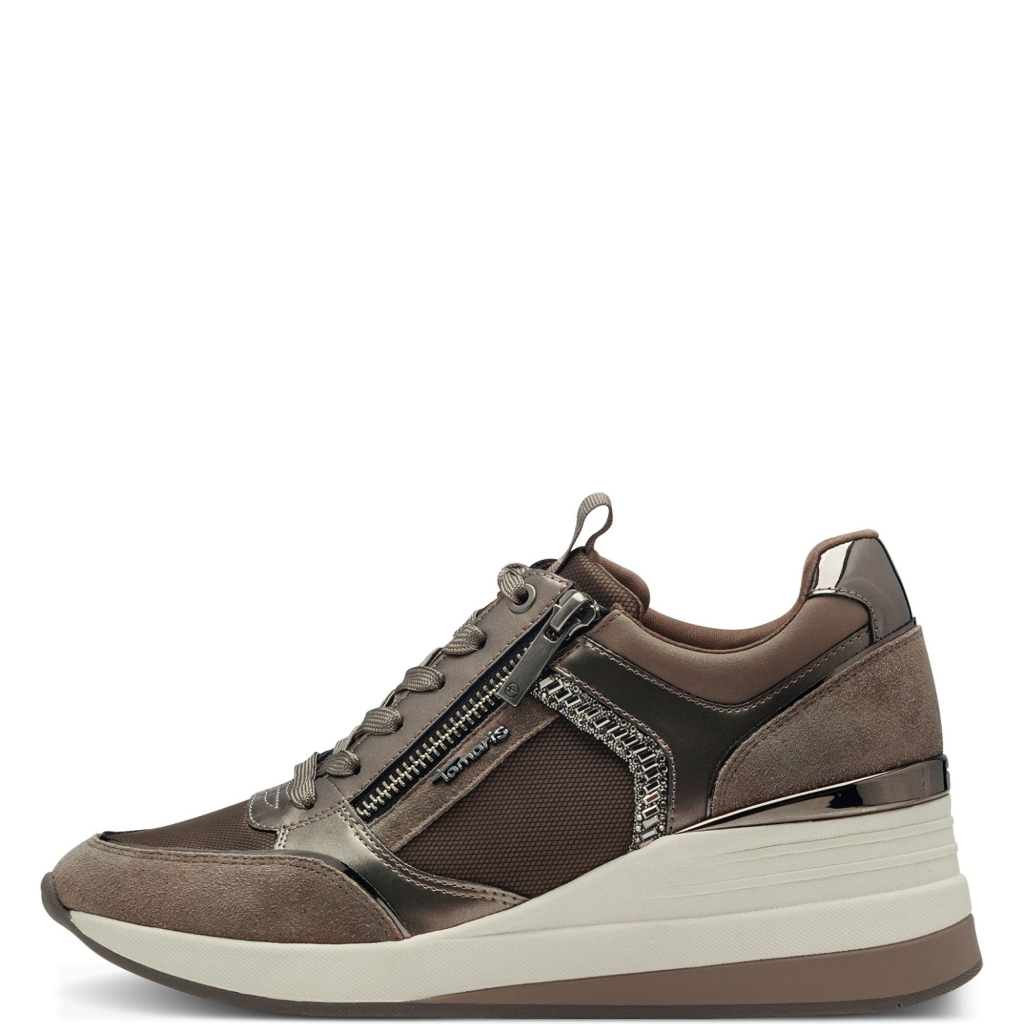 TAMARIS Laisvalaikio bateliai moterims, Smėlio, Sneaker low 2