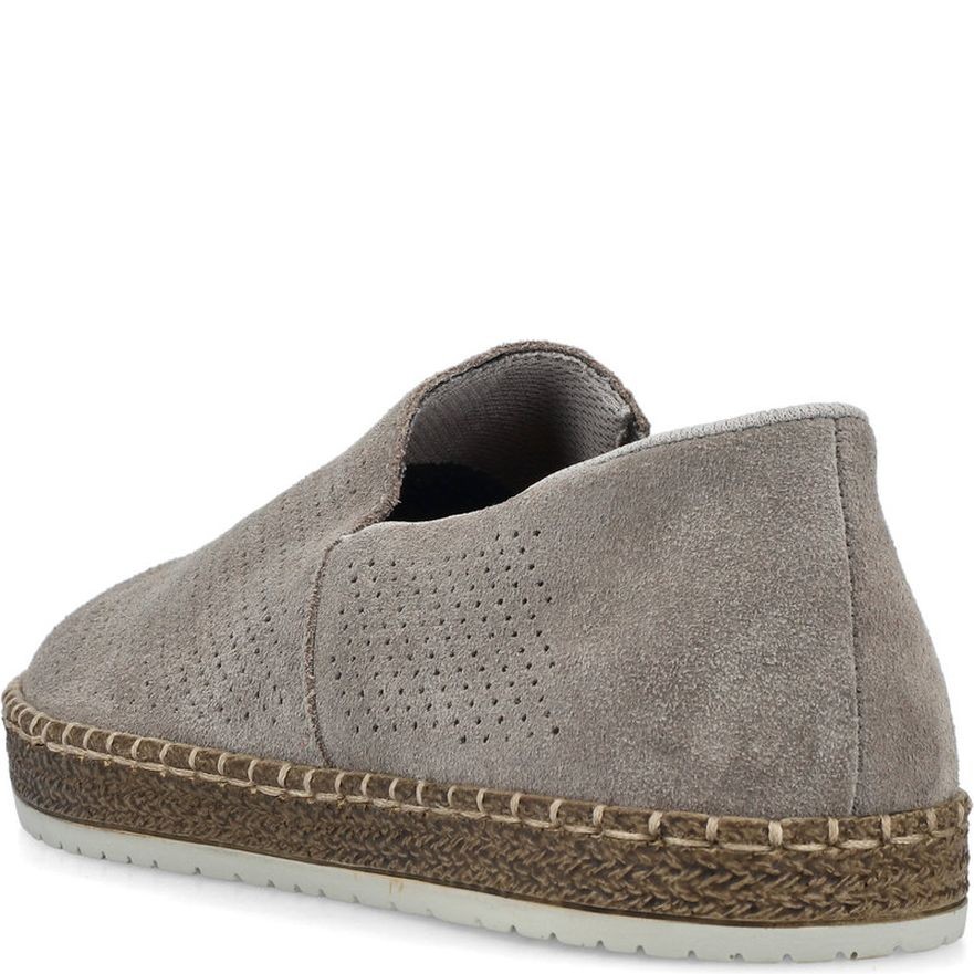 RIEKER Loaferiai vyrams, Pilka, Slipper 4