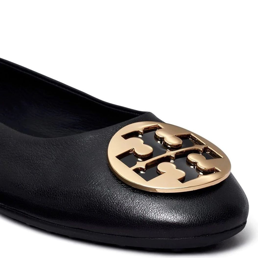 TORY BURCH Balerinos moterims, Juoda, Claire ballet 4